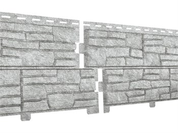 Фасадные панели Stone House Сланец Светло-серый