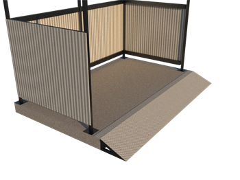 Трап для площадки ТБО (2,95*0,40*0,17 м), метал 12215