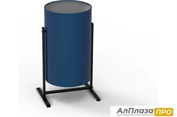 Урна уличная УРТ-19, разборная, синяя, 19 литров