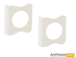 Ручка для МС, квадратная Белая, 2 шт