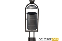 Урна уличная УСП-20, серый антик, 20 литров