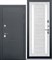 Дверь входная ISOTERMA Серебро Ривьера Айс 9647
