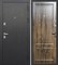 Дверь входная Толстяк Букле Черный/Грецкий Орех 10381