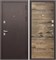 Дверь входная Толстяк Букле Шоколад Дуб пацифик (960 мм, Левая) 9699-960L