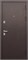 Дверь входная Толстяк Букле Шоколад Велюр белый софт (960 мм, Левая) 9698-960L