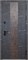 Дверь входная Luxor 2МДФ Стоун (860 мм, Левая) 9666-860L