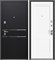 Дверь входная Luxor 2мм Букле Черный ПП Вайт Царга (860 мм, Правая) 9656-860R