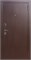 Дверь входная ГАРДА mini Медный Антик/Венге (960*1900 мм, Правая) 9651-960-1900R