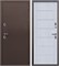 Дверь входная 11 см. ISOTERMA Медный антик/Астана милки (860 мм, Правая) 9644-860R