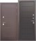 Дверь входная ISOTERMA Медный антик Темный кипарис (860 мм, Левая) 9643-860L