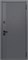 Дверь входная Бостон Царга Бетон Графит/Бетон Снежный (860 мм, Правая) 9632-860R