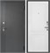 Дверь входная 7,8 см ПРОсемь Линии МДФ Сатин Графит / МДФ Эмалит Белый (960 мм, Правая) 11020-960R