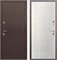 Дверь входная 11см Протерма Шоколад Букле, Астана Эш Уайт (960 мм, Правая) 10996-960R