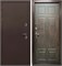 Дверь входная 11см Протерма Антик медь, Тиковое дерево (960 мм, Левая) 10994-960L
