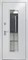 Дверь входная Luxor Termo 8 Белая Шагрень/Эмалит Белый (960 мм, Левая) 10401-960L