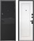 Дверь входная Luxor 2МДФ Карбон Черный Карбон/Эмалит Белый (960 мм, Правая) 10389-960R
