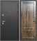 Дверь входная Толстяк Букле Черный/Грецкий Орех (860 мм, Правая) 10381-860R