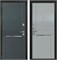 Дверь входная Рига МДФ Лайт Грей Нубук / Веллюто Оскуро 11578