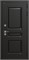 Дверь входная Nord Termo Букле Черный, Сосна Белая (860 мм, Левая) 11637-860L