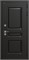 Дверь входная Nord Termo Букле Черный, Сосна Белая (960 мм, Левая) 11637-960L