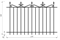 Забор кованый МЗК-15 (1500*2295) 3144
